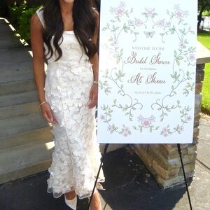 Elliatt Scarlett midi dress in cream